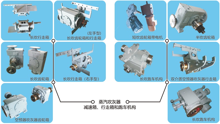 (左手型) 長吹齒輪箱和行走箱  